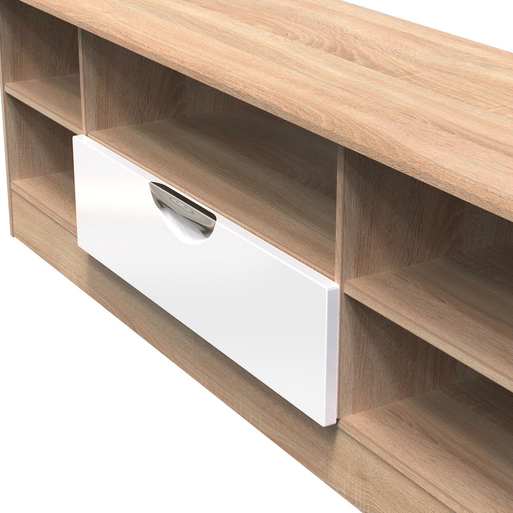 Camden Wide 1 Drawer Open Shelf TV Unit