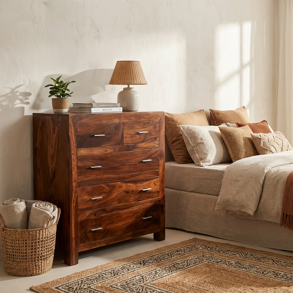 Sequoia 3+2 Drawer Chest of Drawers