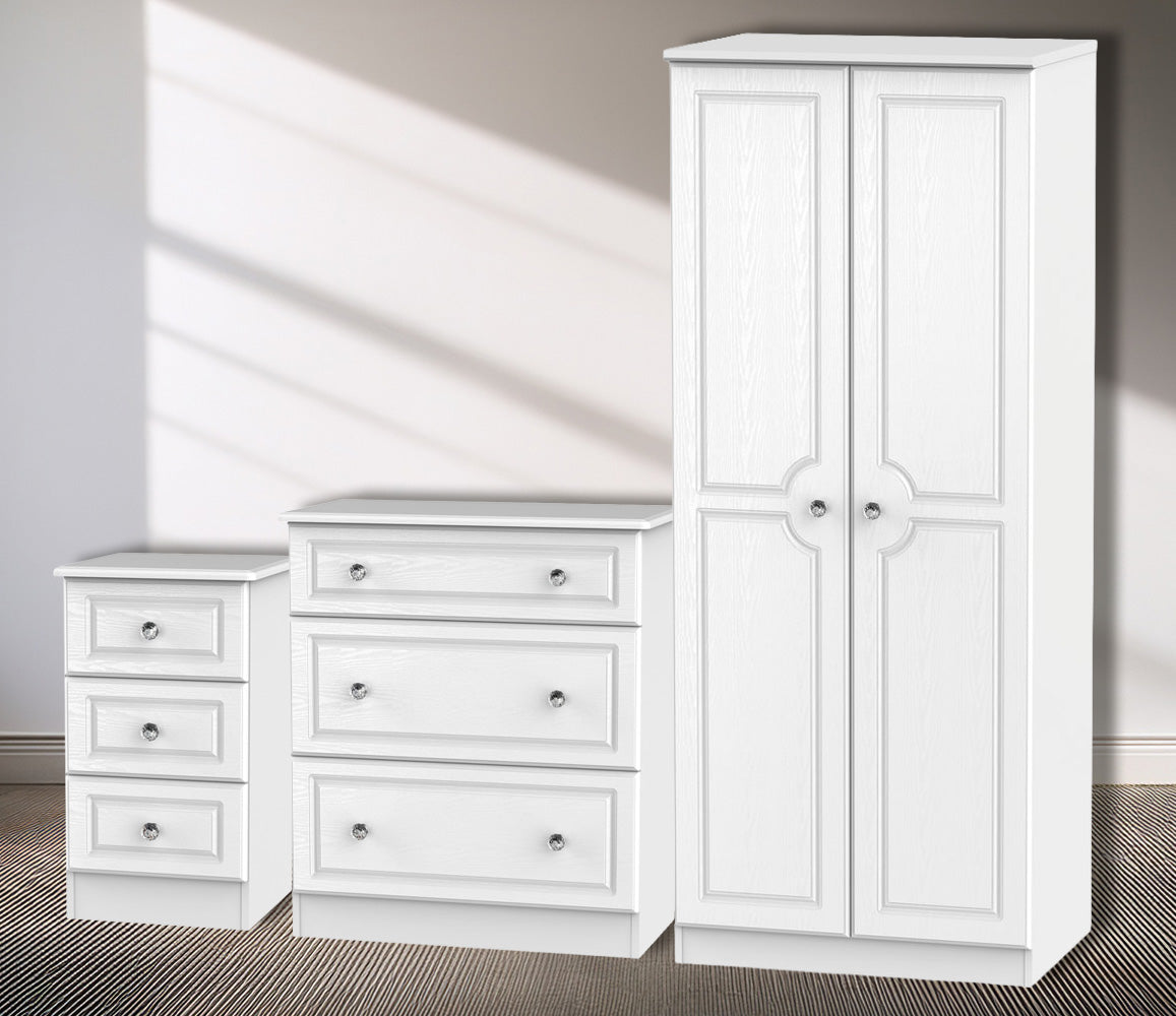 Crystal 3 Piece Bedroom Set