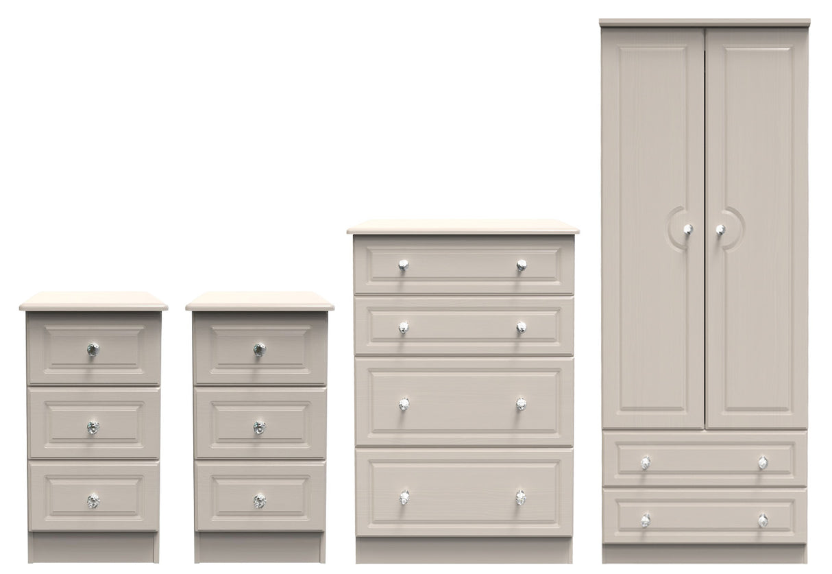 Crystal 4 Piece Bedroom Set