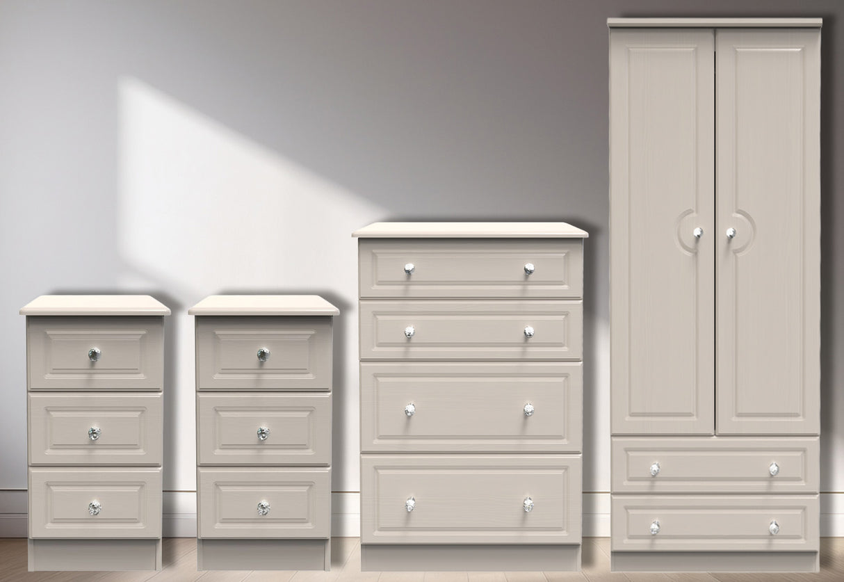 Crystal 4 Piece Bedroom Set