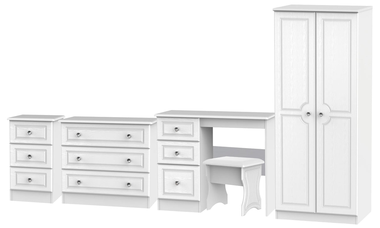 Crystal 5 Piece Bedroom Set