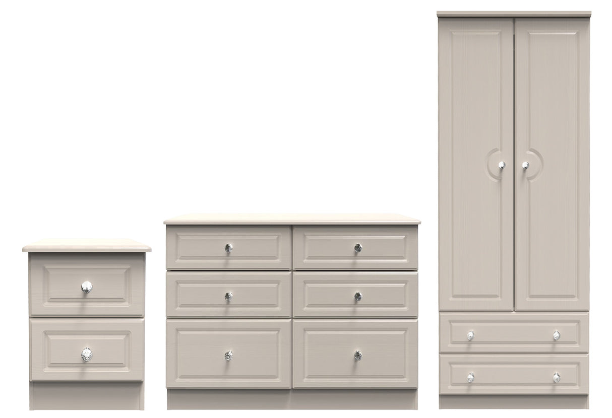 Crystal 3 Piece Bedroom Set