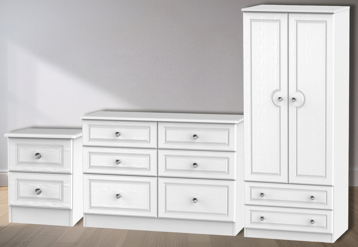 Crystal 3 Piece Bedroom Set