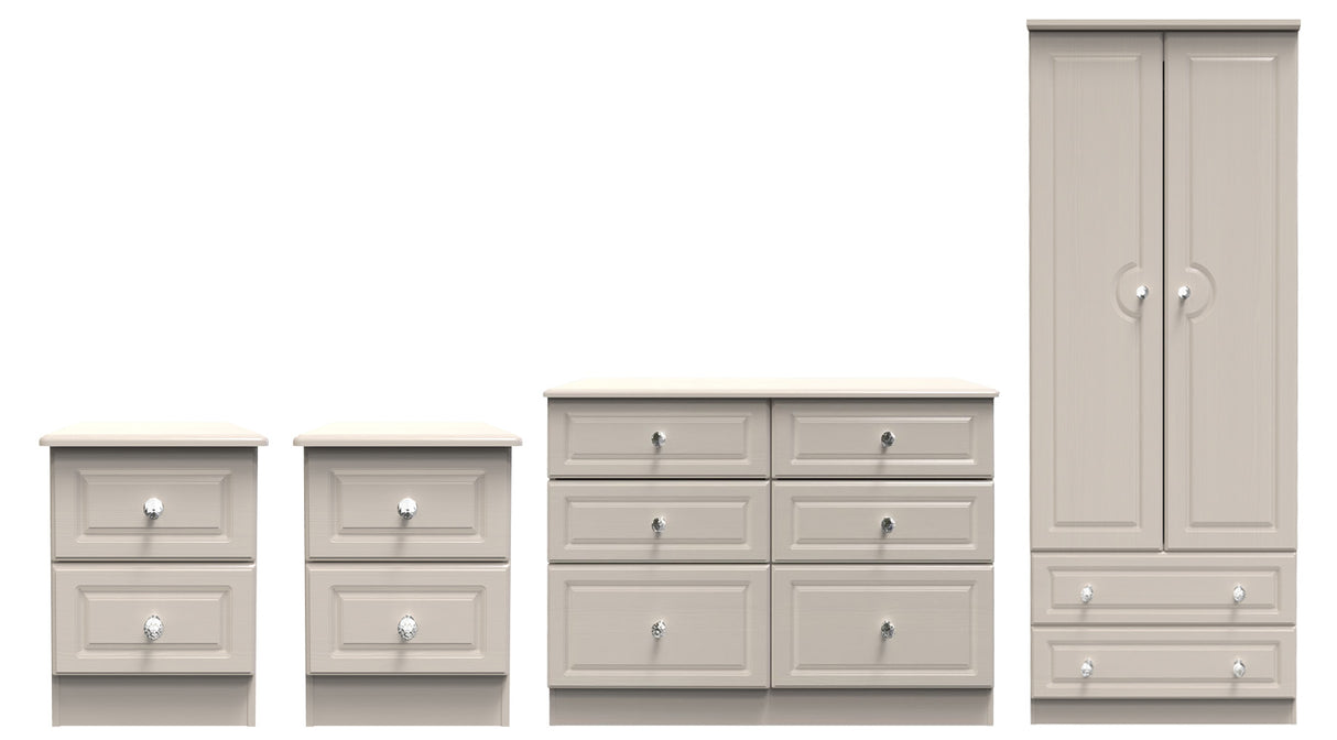 Crystal 4 Piece Bedroom Set