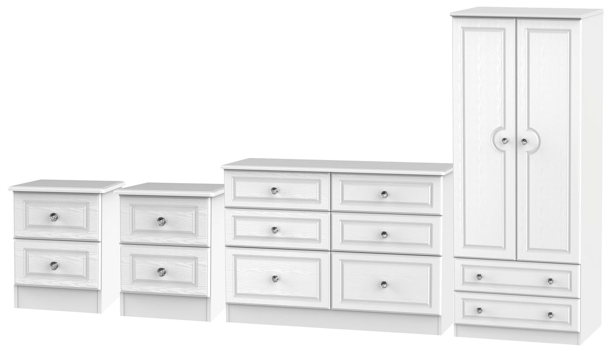 Crystal 4 Piece Bedroom Set