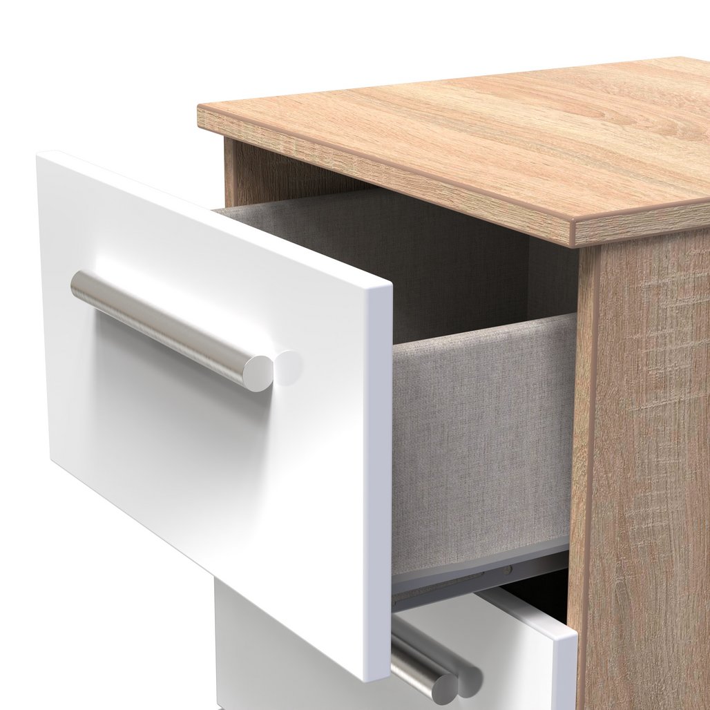 Contrast 5 Drawer Bedside Table