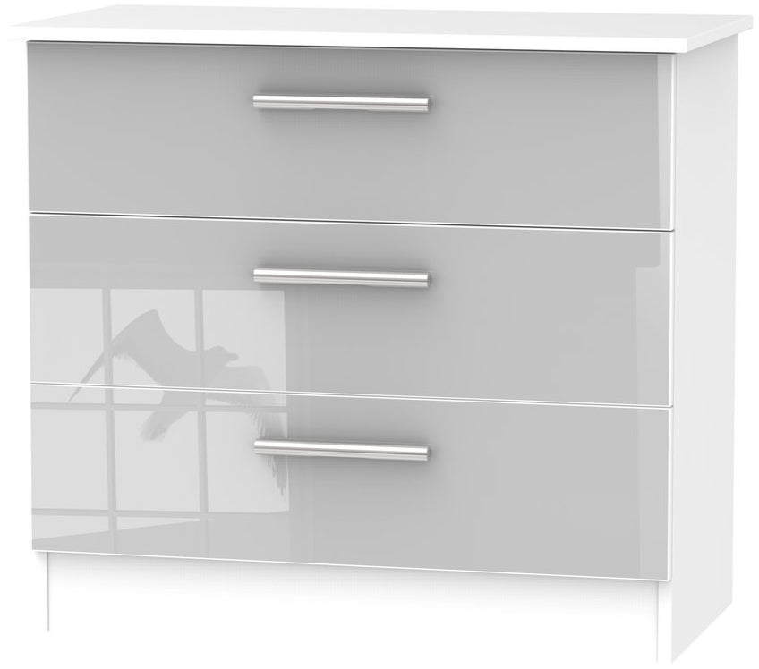 Contrast 3 Drawer Chest