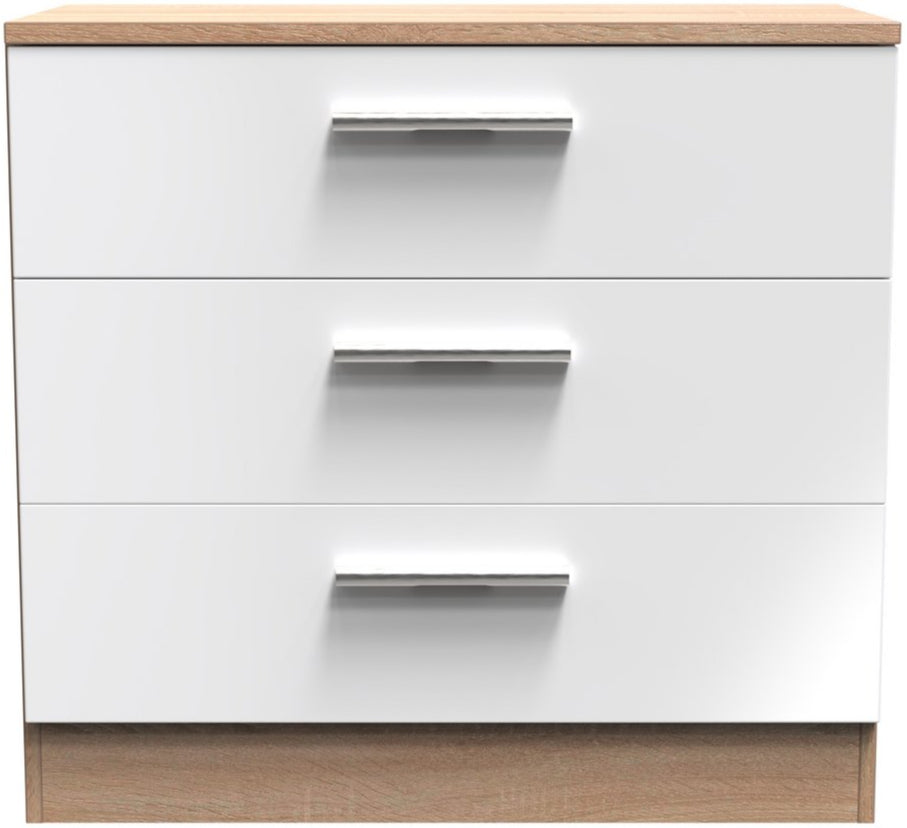 Contrast 3 Drawer Chest