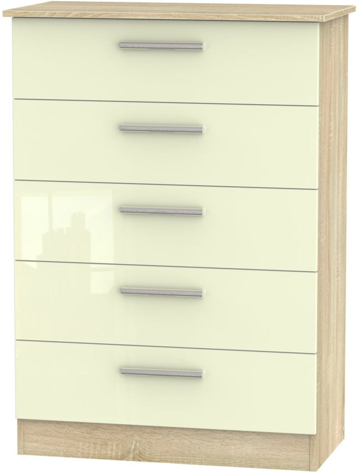 Contrast 5 Drawer Chest