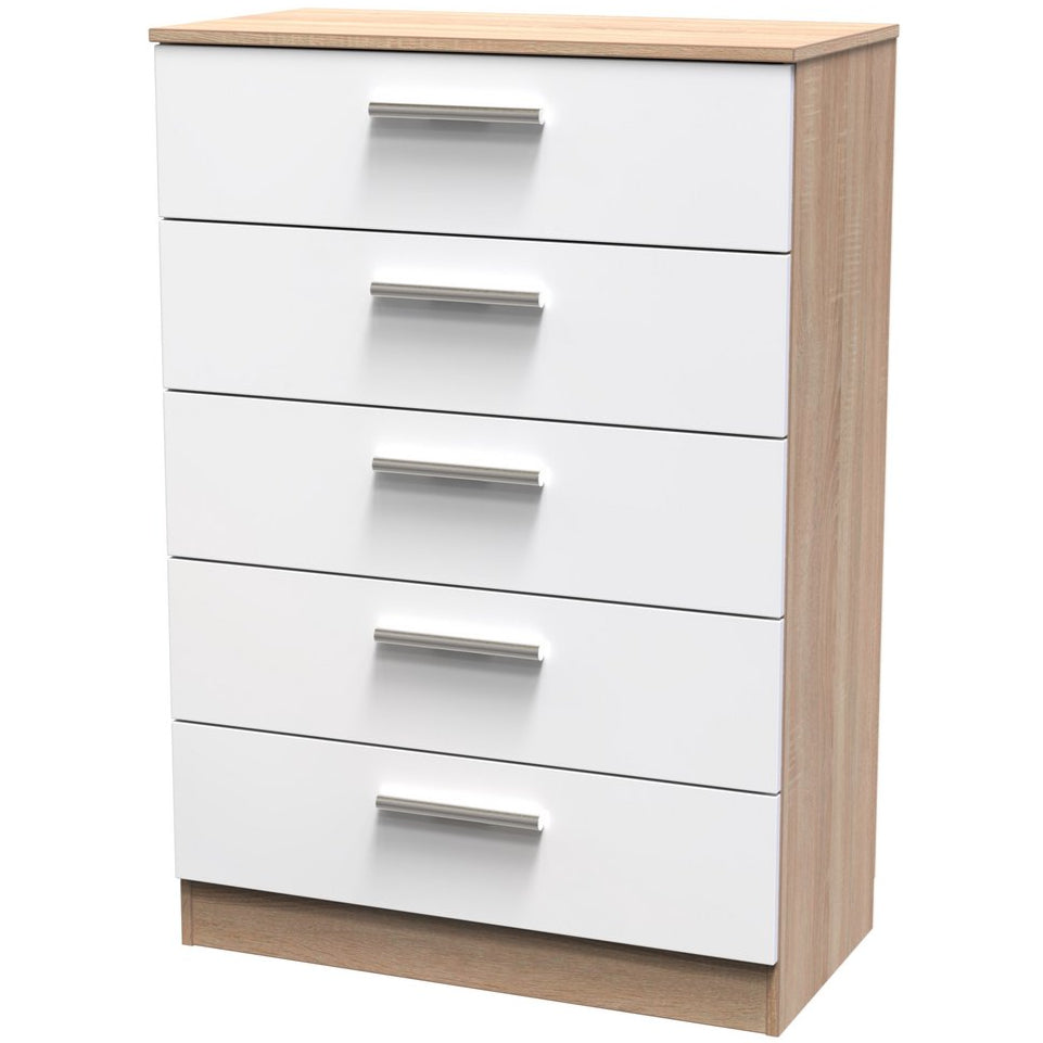 Contrast 5 Drawer Chest