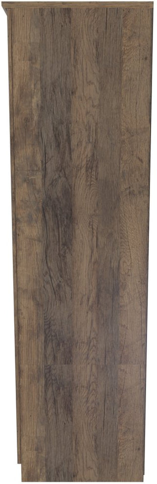 Contrast Mirrored 3 Door Triple Wardrobe