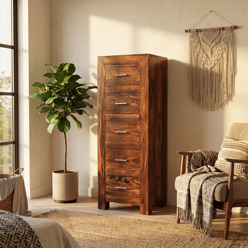 Sequoia 5 Drawer Tallboy Chest of Drawers