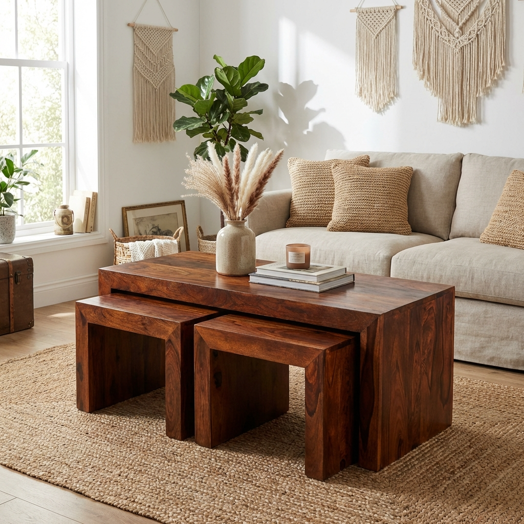 Sequoia Long John Nesting Coffee Table