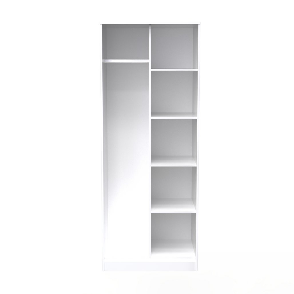Cube Tall Open Wardrobe with Shelving