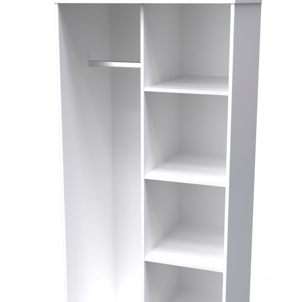 Cube Tall Open Wardrobe with Shelving