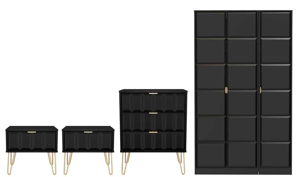 Cube 4 Piece Bedroom Set