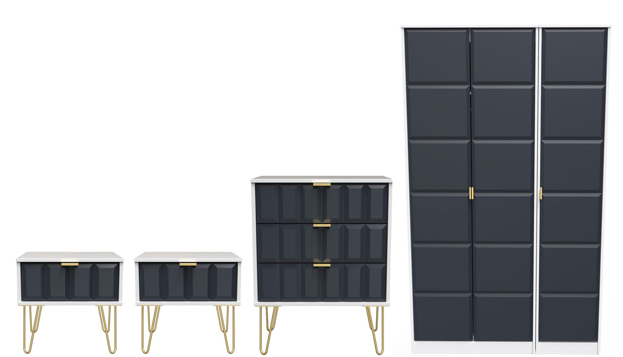 Cube 4 Piece Bedroom Set