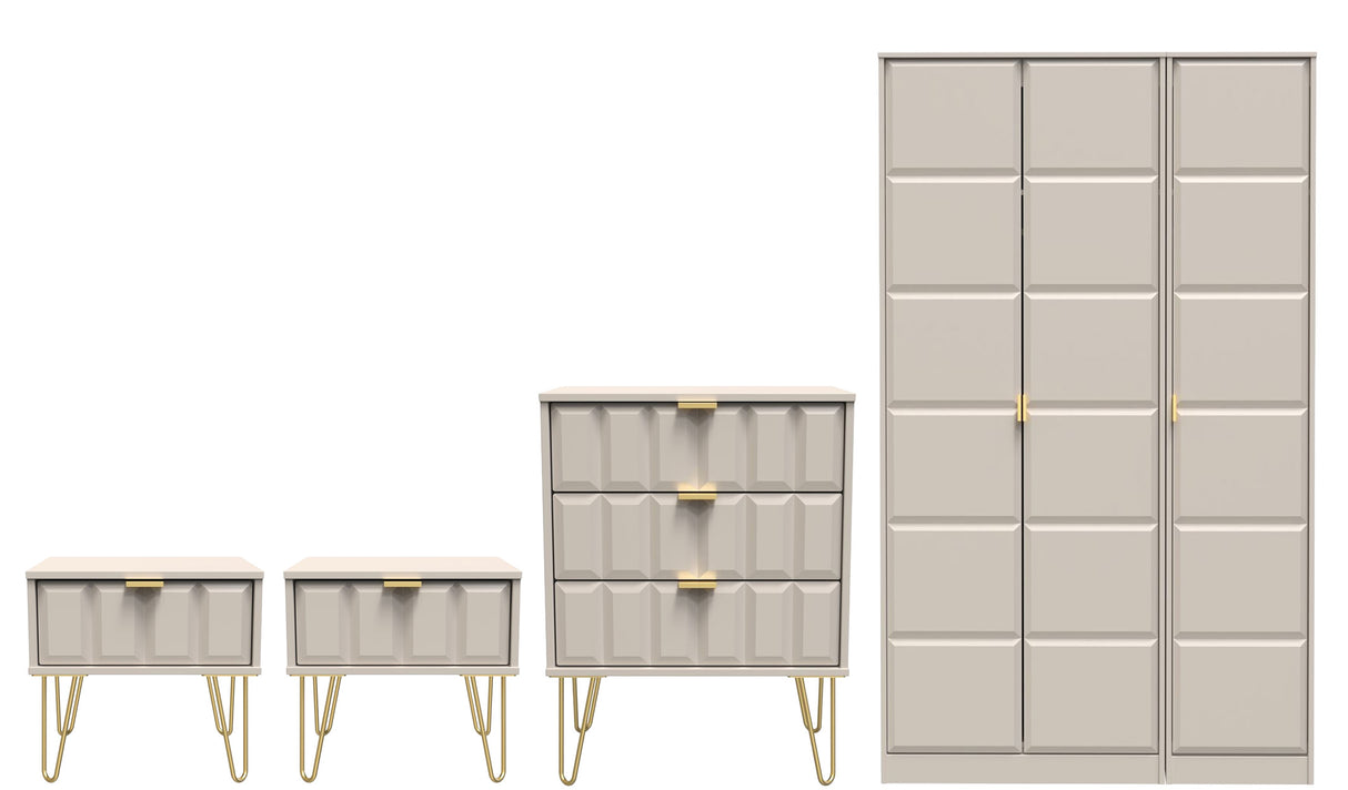 Cube 4 Piece Bedroom Set