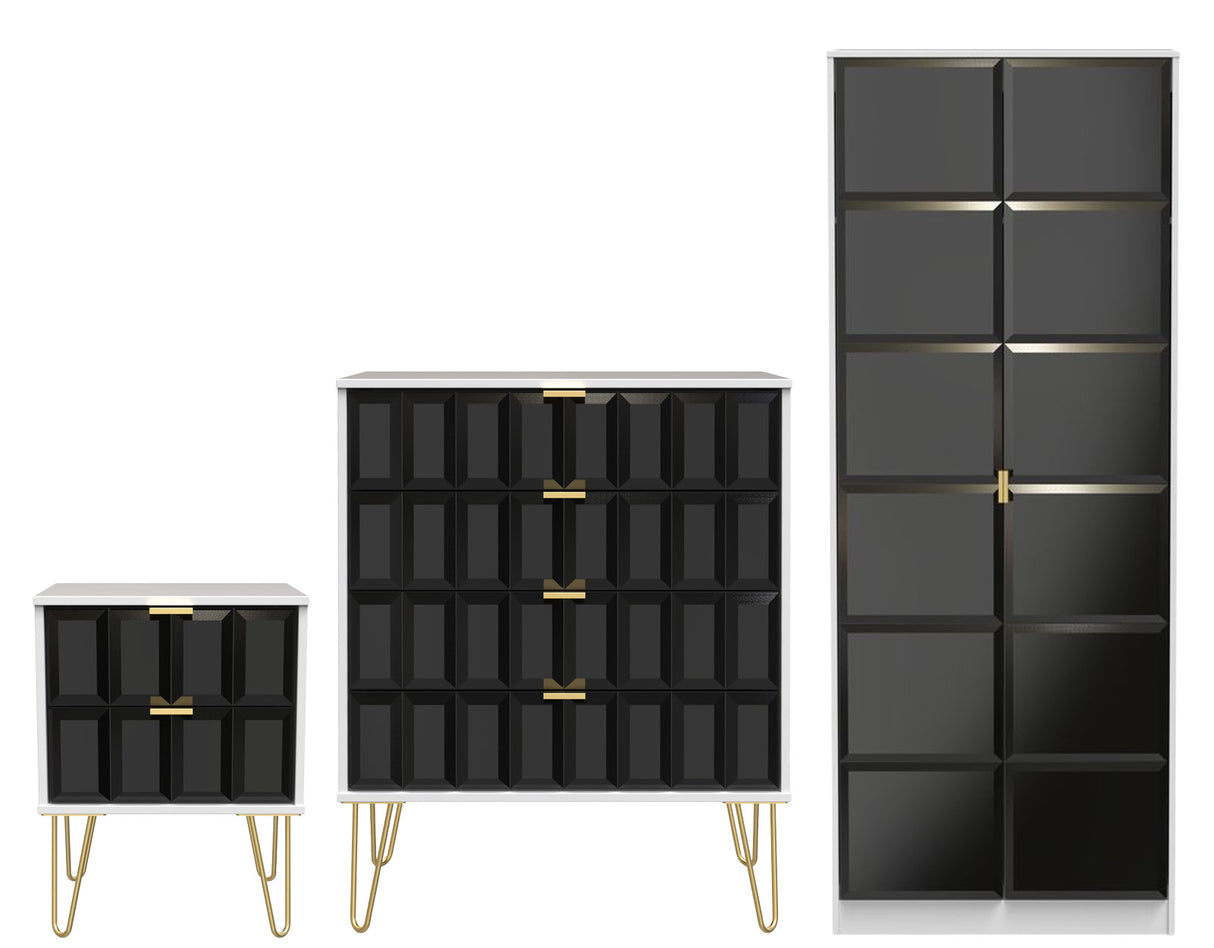 Cube 3 Piece Bedroom Set