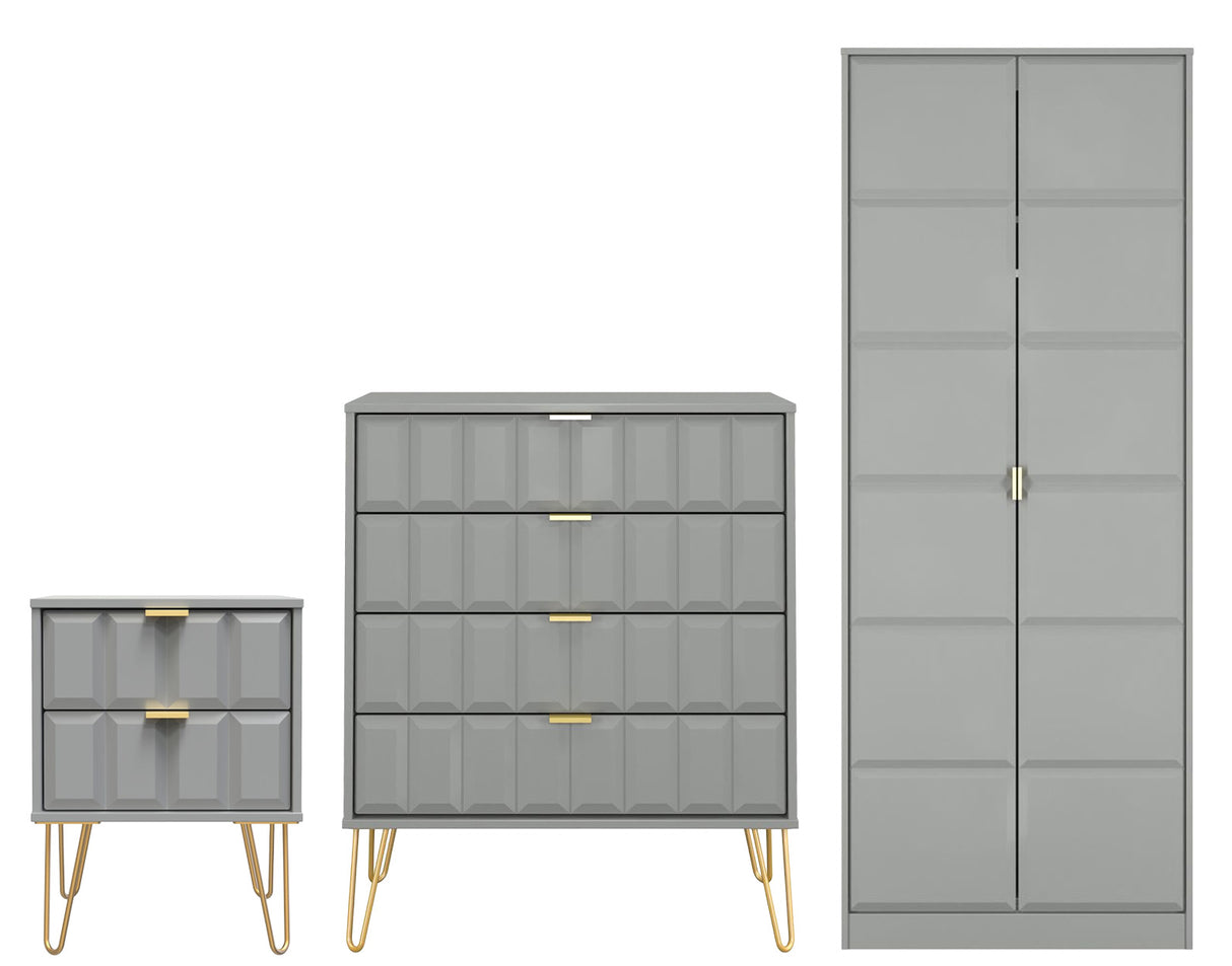 Cube 3 Piece Bedroom Set