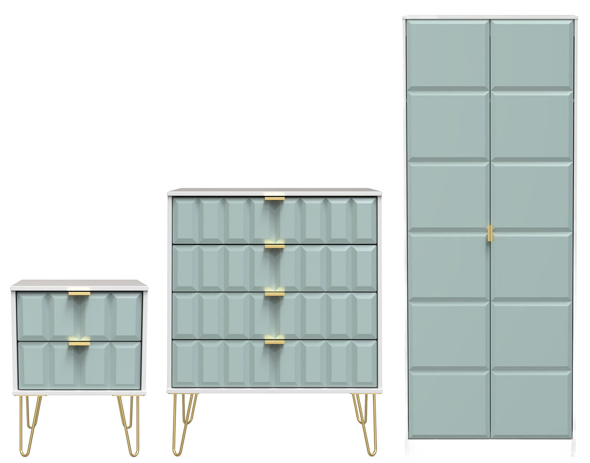 Cube 3 Piece Bedroom Set