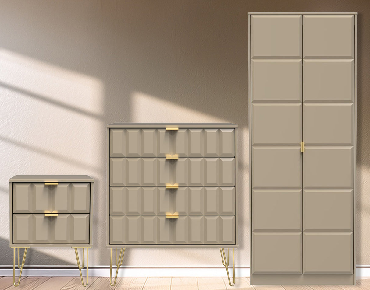 Cube 3 Piece Bedroom Set