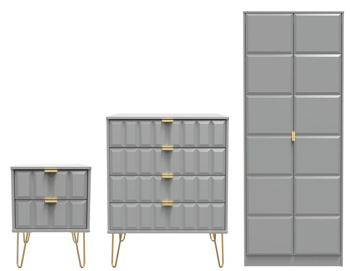 Cube 3 Piece Bedroom Set