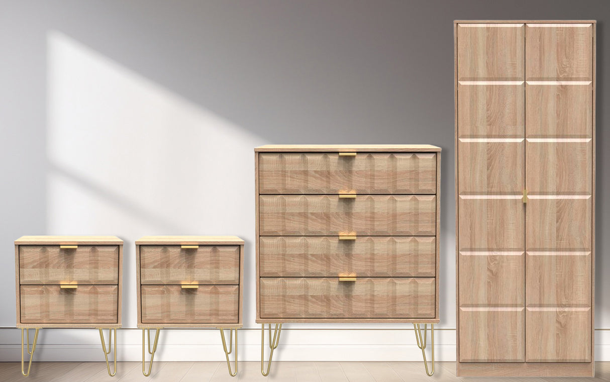 Cube 4 Piece Bedroom Set