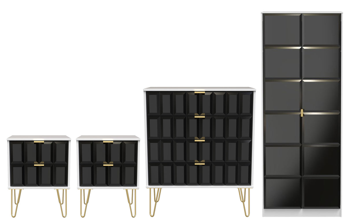 Cube 4 Piece Bedroom Set