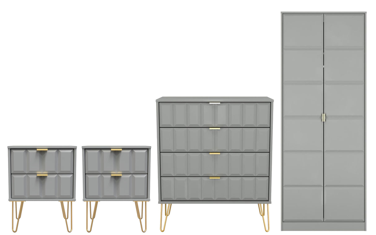 Cube 4 Piece Bedroom Set