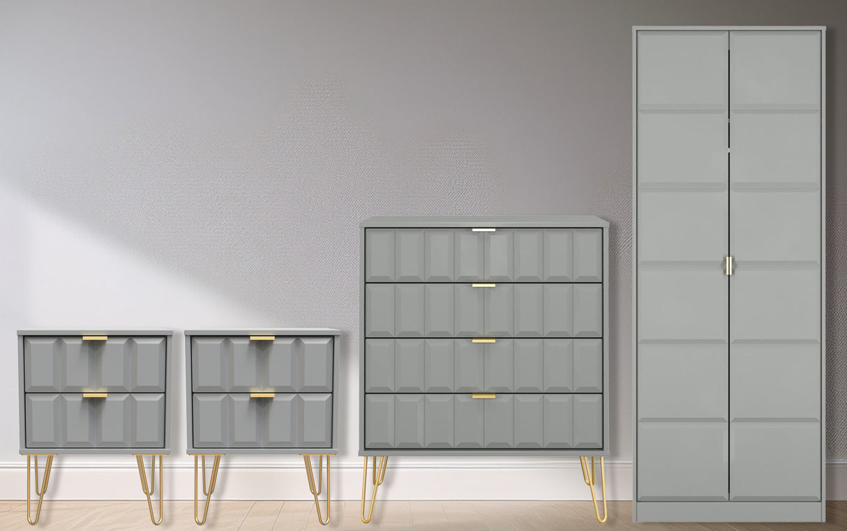 Cube 4 Piece Bedroom Set