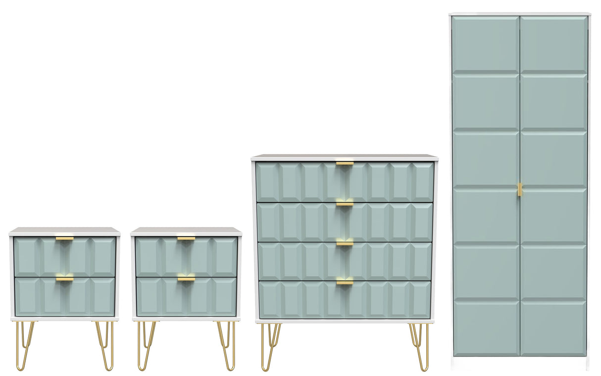 Cube 4 Piece Bedroom Set