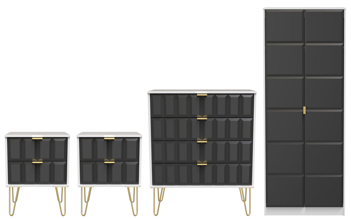 Cube 4 Piece Bedroom Set