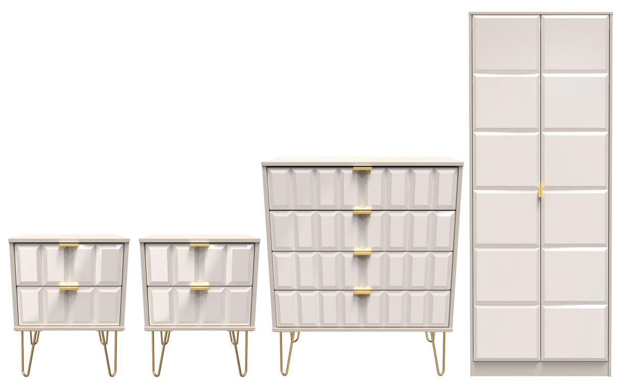 Cube 4 Piece Bedroom Set