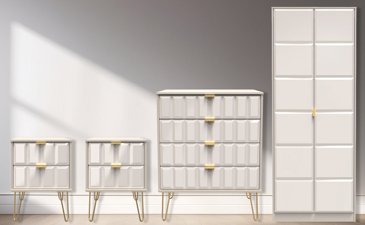 Cube 4 Piece Bedroom Set