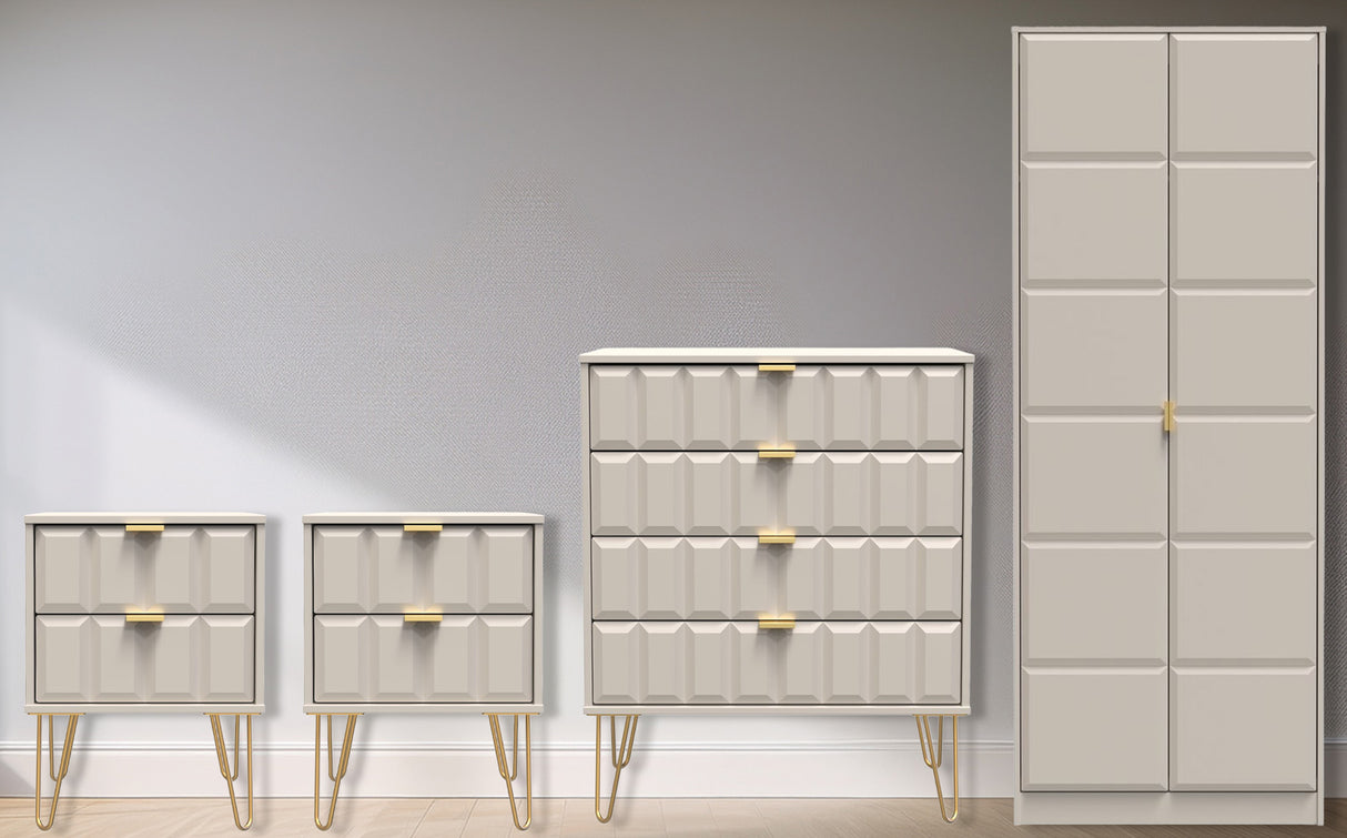 Cube 4 Piece Bedroom Set