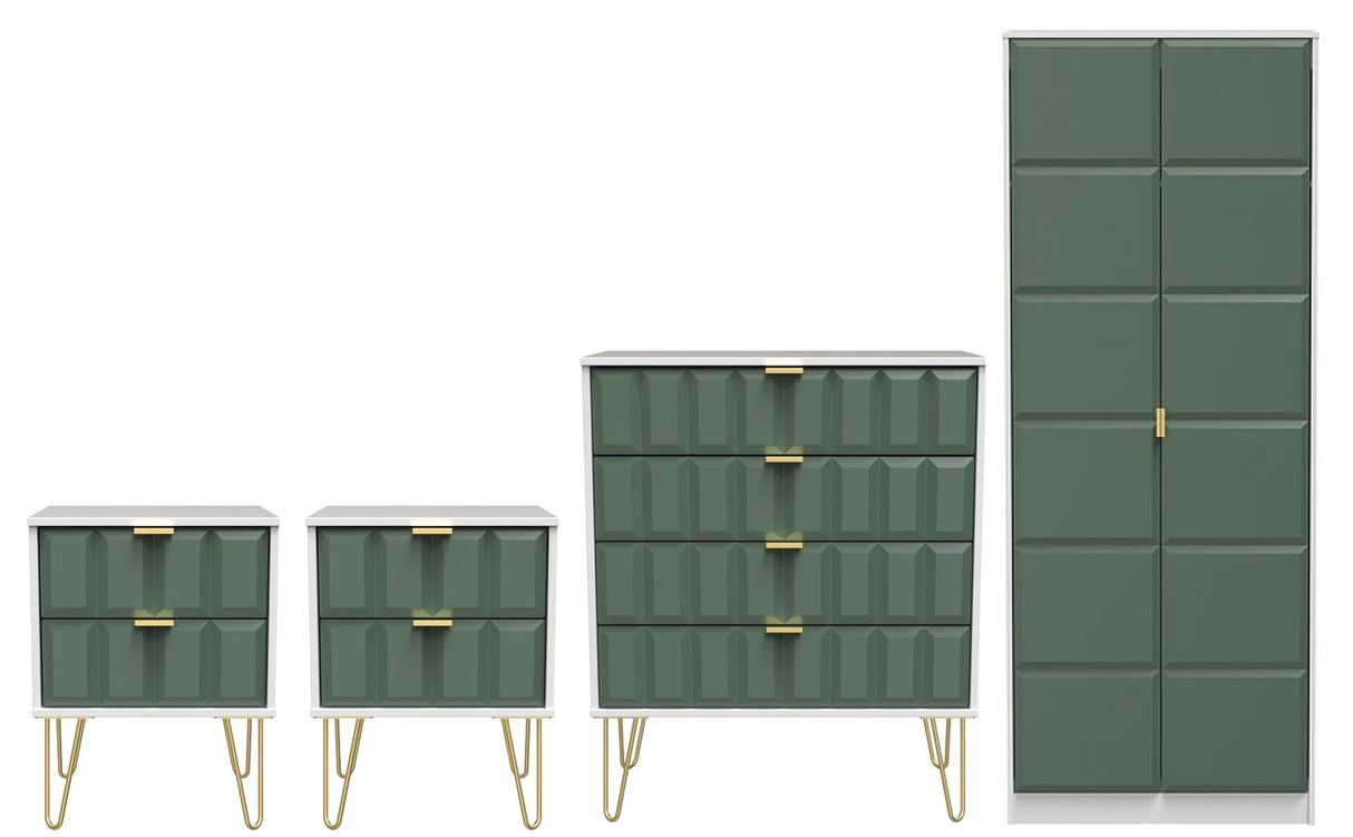 Cube 4 Piece Bedroom Set