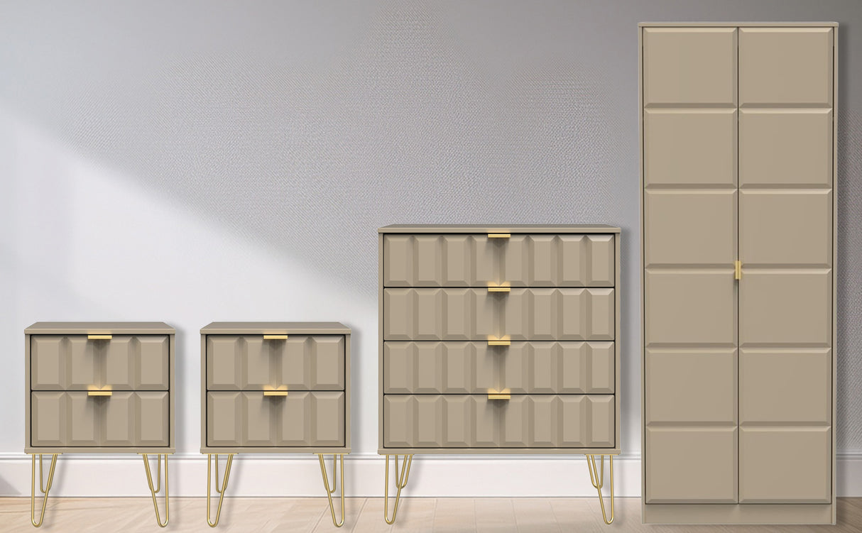 Cube 4 Piece Bedroom Set