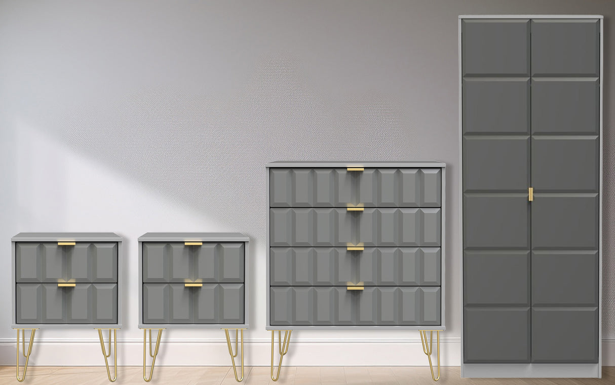 Cube 4 Piece Bedroom Set