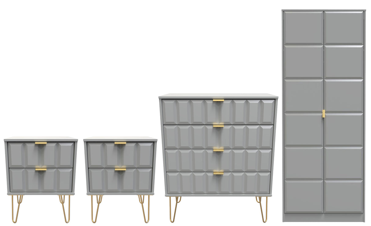 Cube 4 Piece Bedroom Set