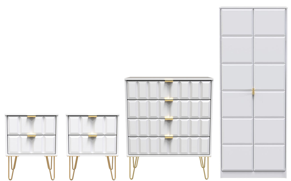 Cube 4 Piece Bedroom Set