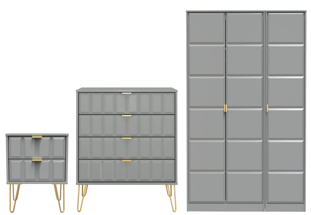Cube 3 Piece Bedroom Set