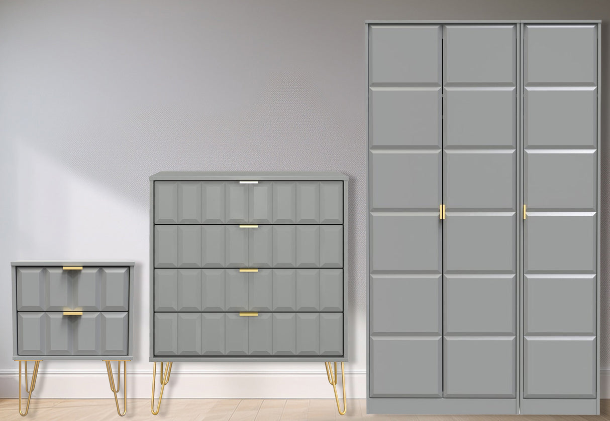 Cube 3 Piece Bedroom Set