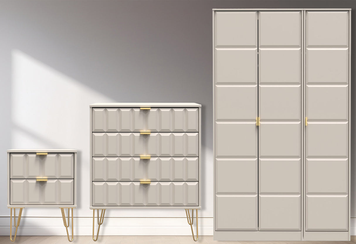 Cube 3 Piece Bedroom Set