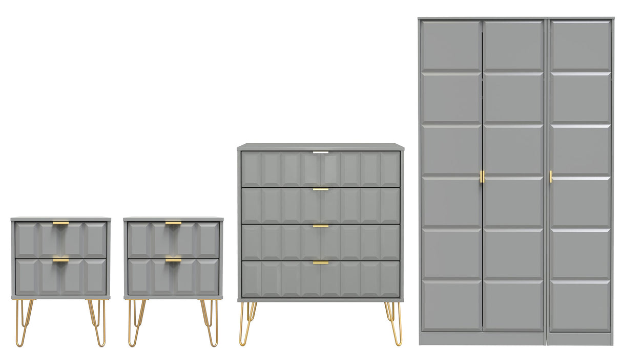 Cube 4 Piece Bedroom Set