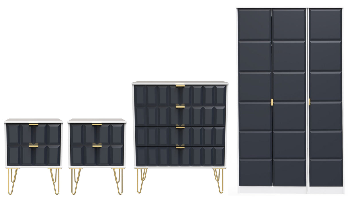 Cube 4 Piece Bedroom Set