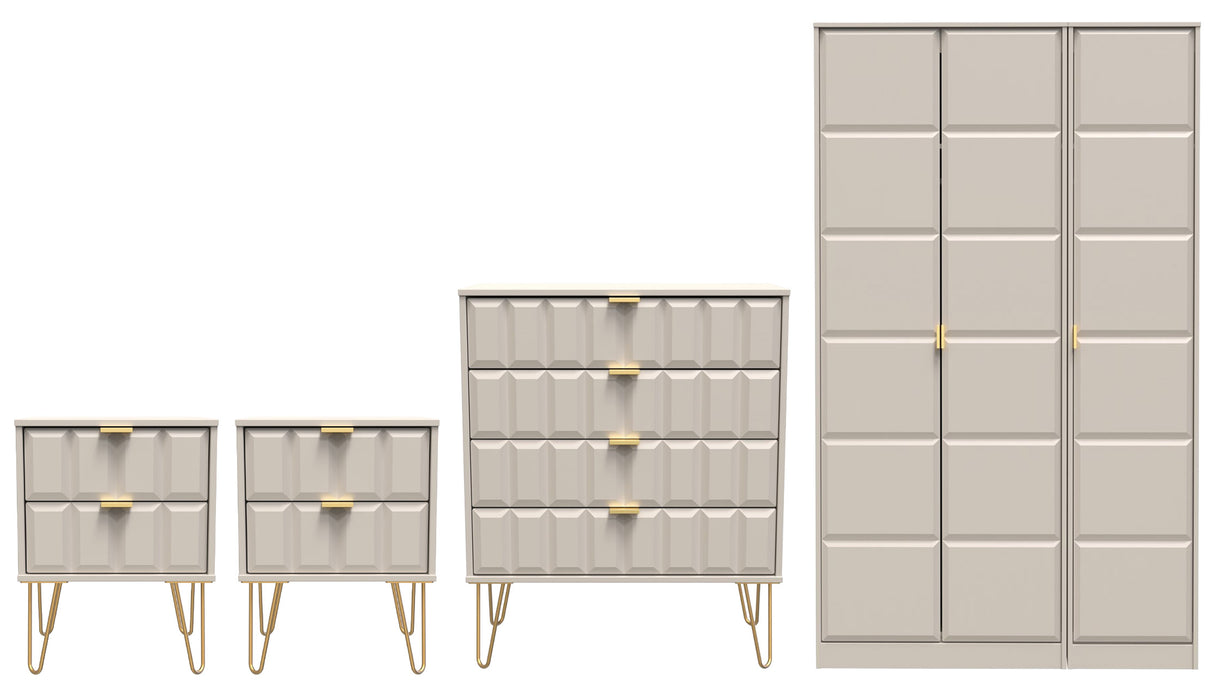 Cube 4 Piece Bedroom Set