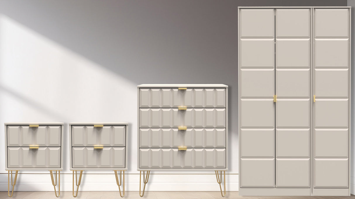 Cube 4 Piece Bedroom Set