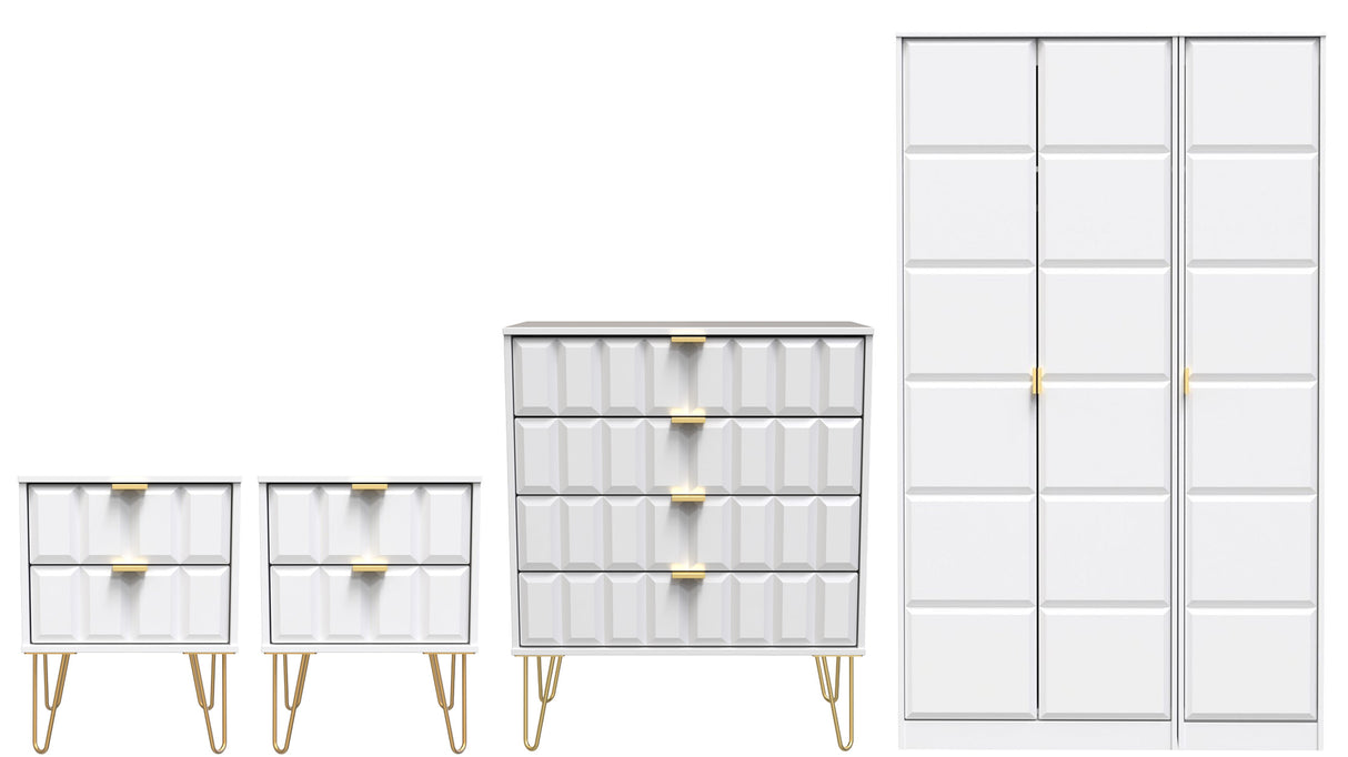 Cube 4 Piece Bedroom Set